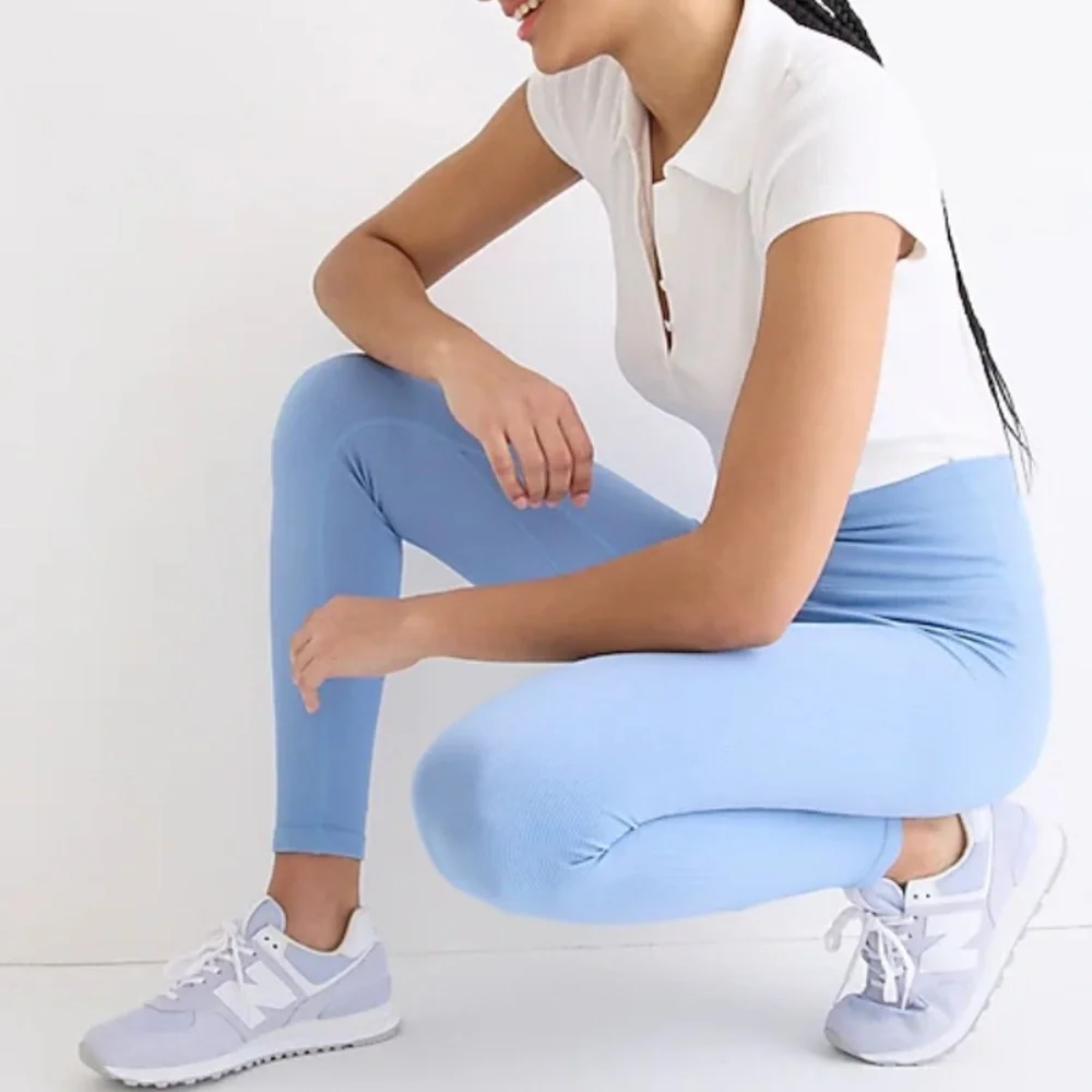 J. Crew NWT Women's SculptStretch‎ High-Rise Ribbed Leggings